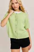 LEMON LIME SWEATER CARDIGAN