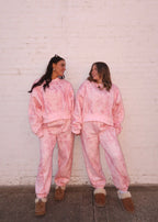 PINK CAMO SWEATPANTS