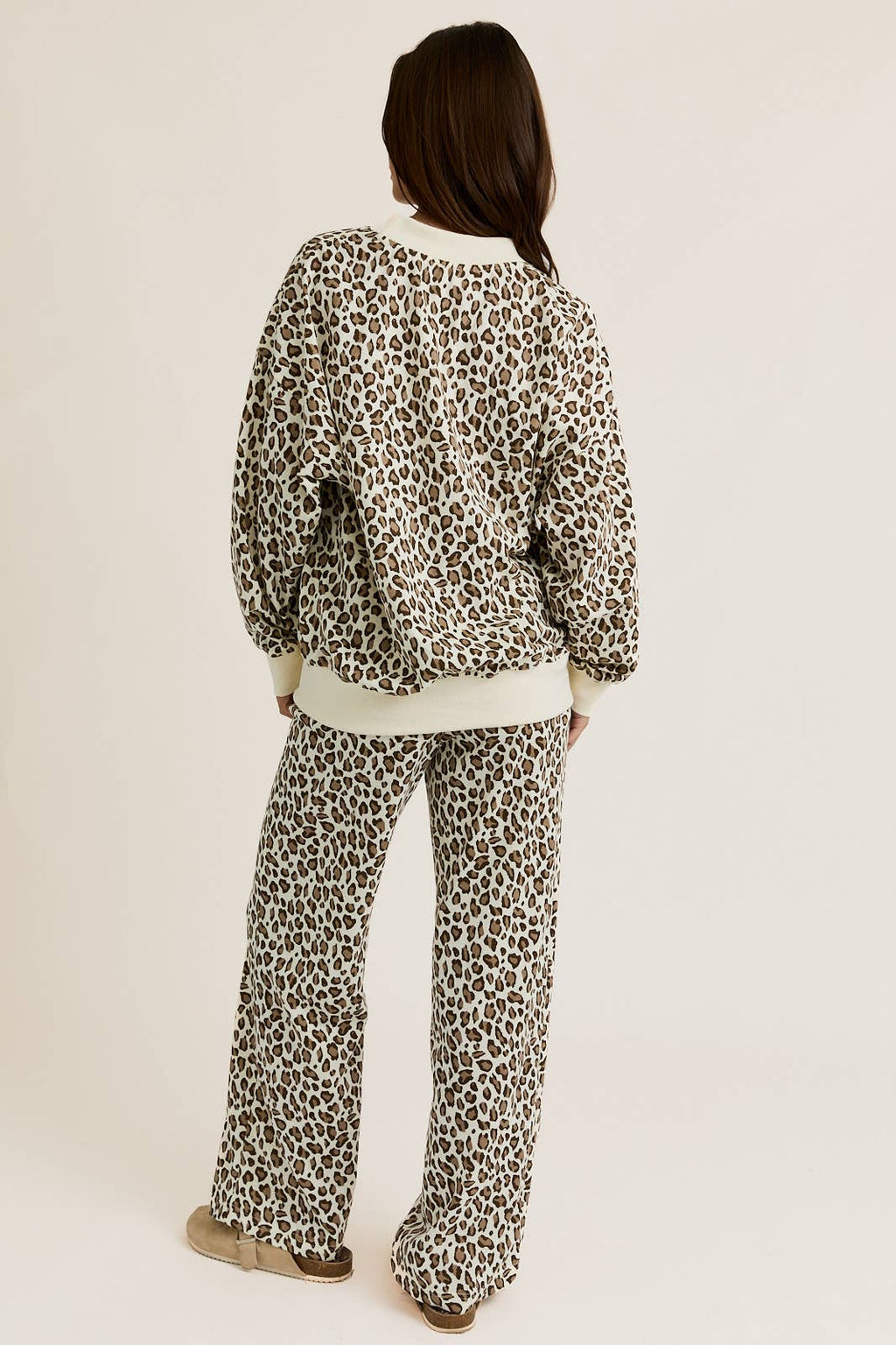 IT GIRL LEOPARD SWEAT SET
