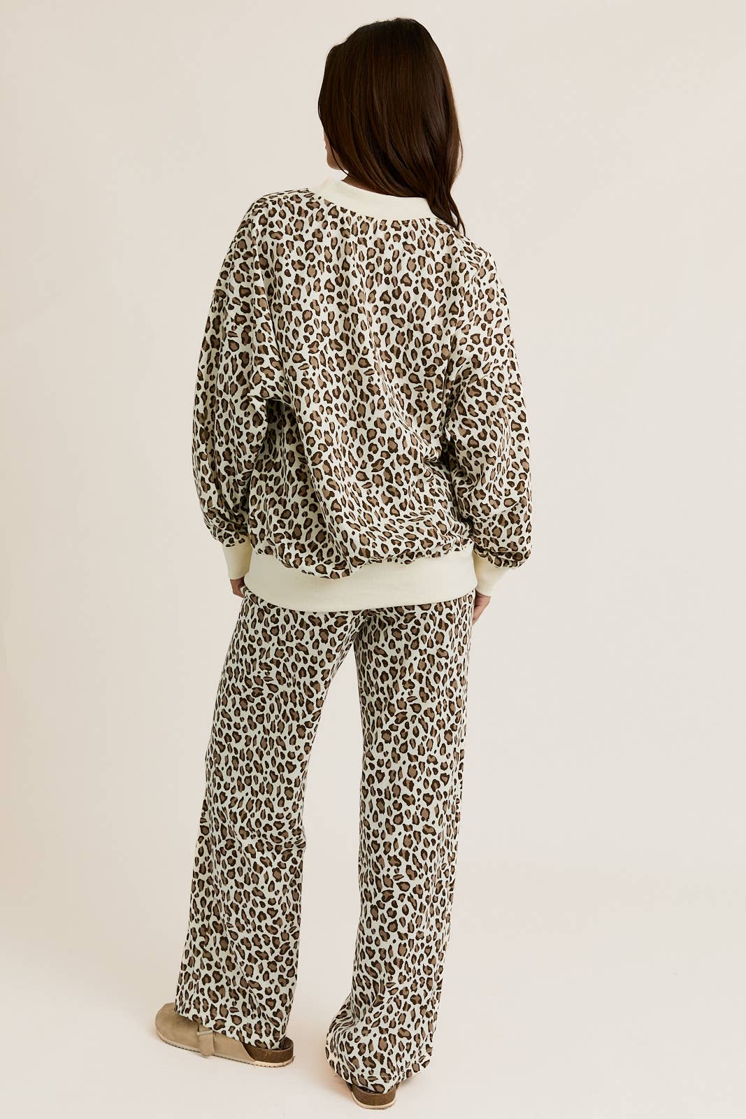 IT GIRL LEOPARD SWEAT SET