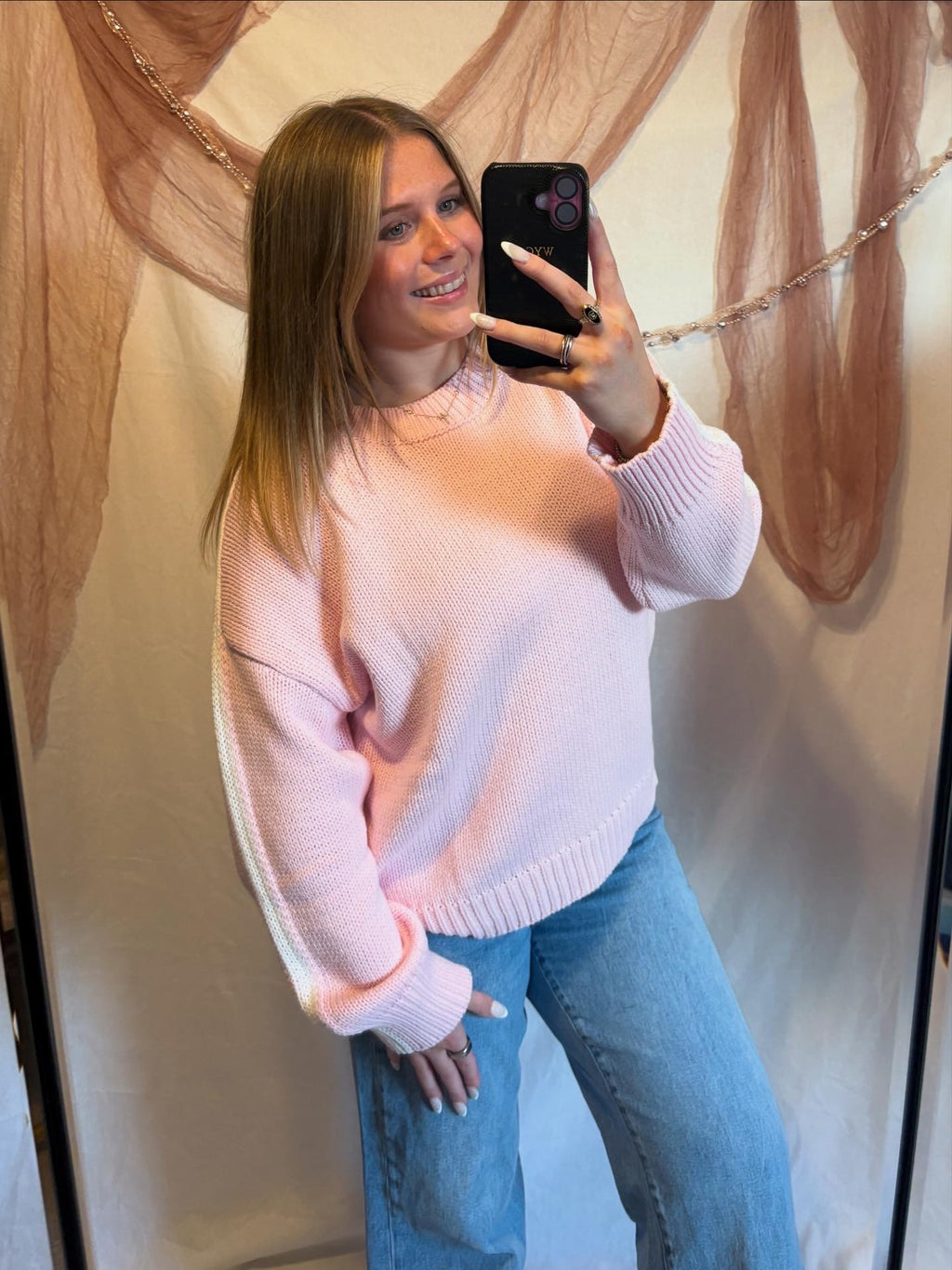 PINK SKIES SWEATER