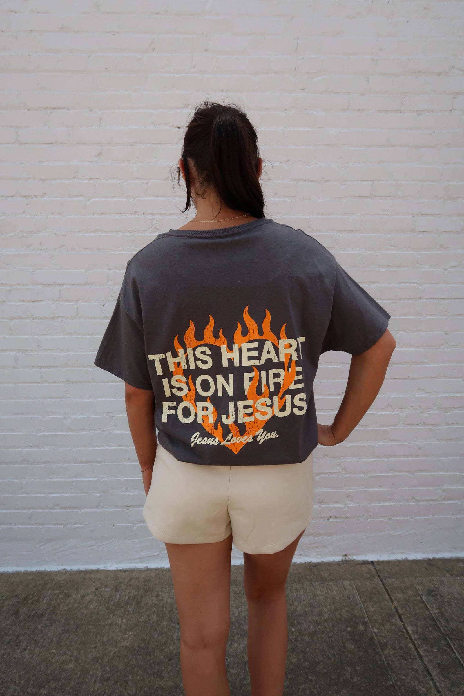 HEART ON FIRE TEE