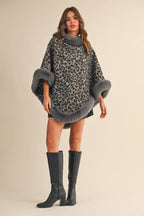 ASPEN LEOPARD PONCHO