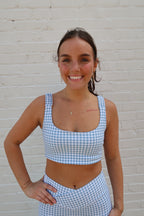 GINGHAM WORKOUT SET