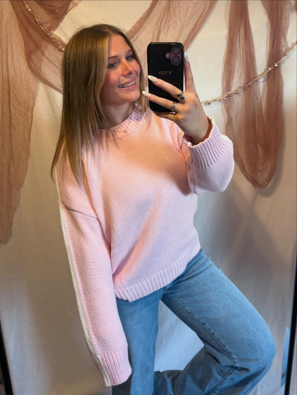 PINK SKIES SWEATER