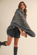 ASPEN LEOPARD PONCHO