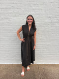 MONROE ZIP MIDI DRESS