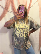 JESUS LOVES YOU CAMO TEE