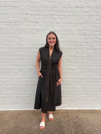 MONROE ZIP MIDI DRESS