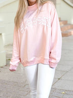 'BLESSED' MOCKNECK SWEATSHIRT