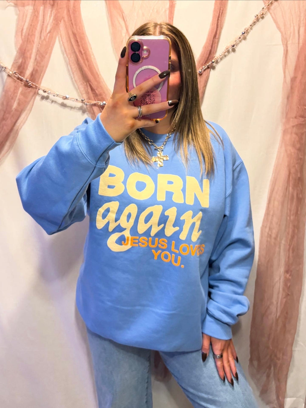 BORN AGAIN CREWNECK