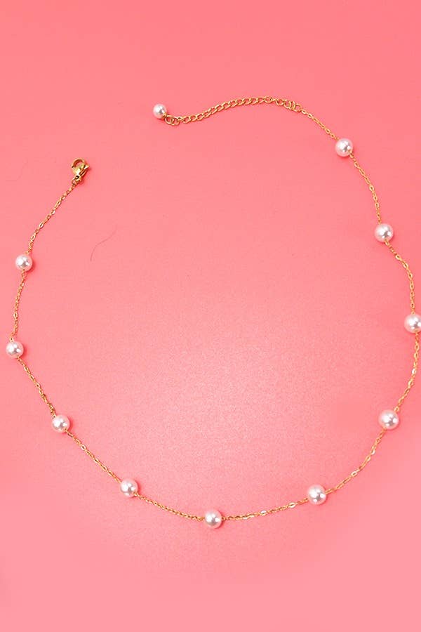PEARL BEADED NECKLACE