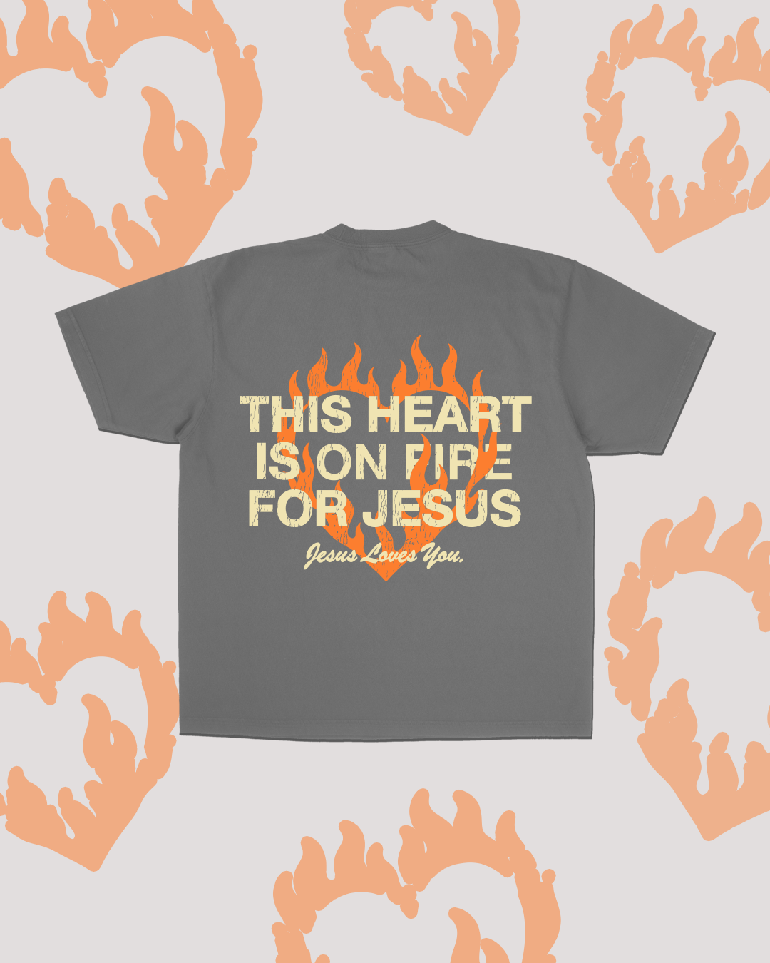 HEART ON FIRE TEE