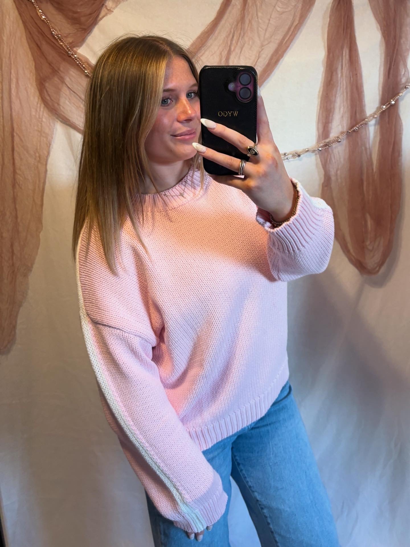 PINK SKIES SWEATER