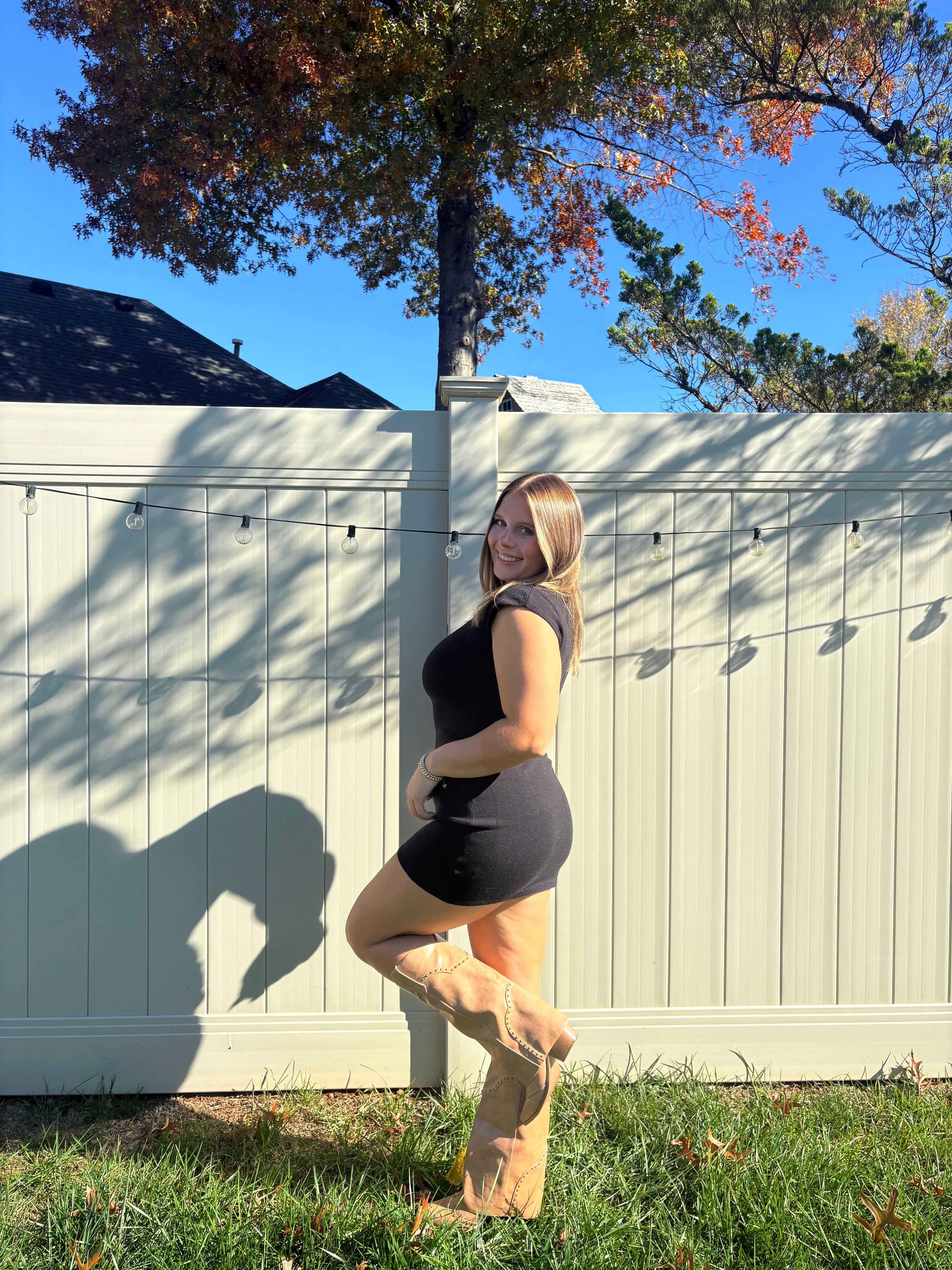 KENDALL MOCK NECK SWEATER MINI DRESS