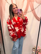 SNOWFLAKE SWEATER CARDIGAN