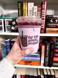 Purple 'On the Rocks' Iced Coffee Drink Sleeve - Small