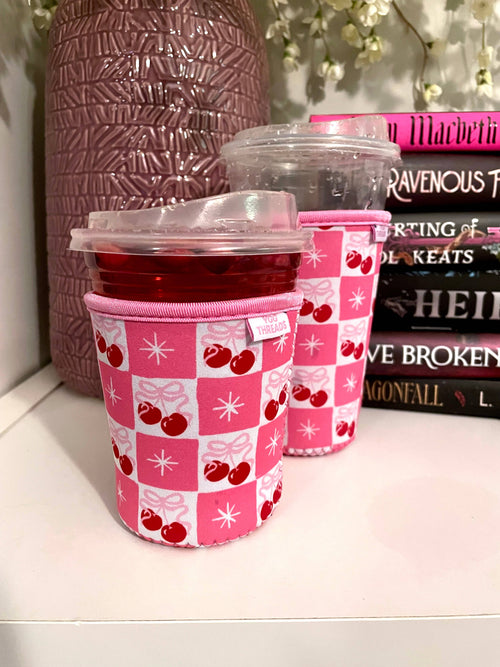 CHERRY BOW DRINK SLEEVE | SMALL