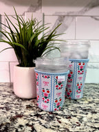 Summer Stripes Iced Coffee Drink Sleeve- Medium